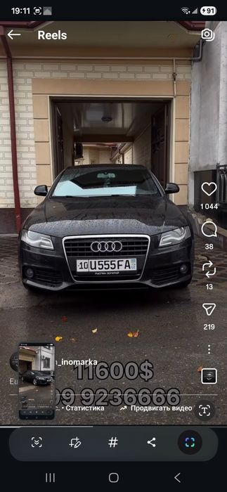 Audi a4 sotiladi
