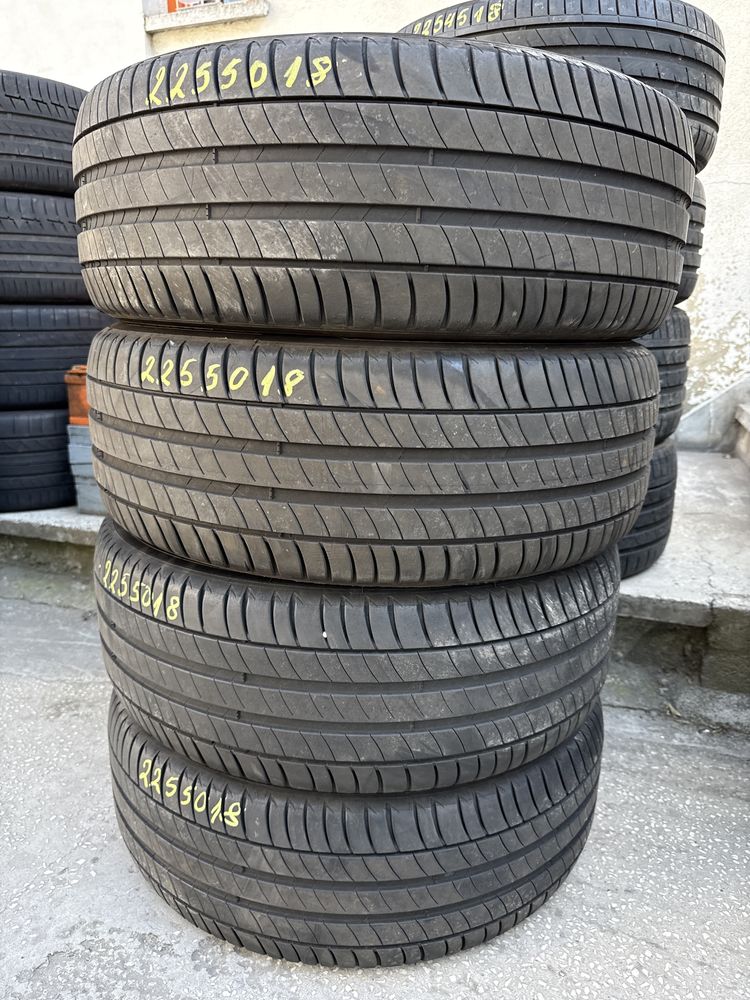 Гуми 4бр 225.50.18. MICHELIN втора употреба !