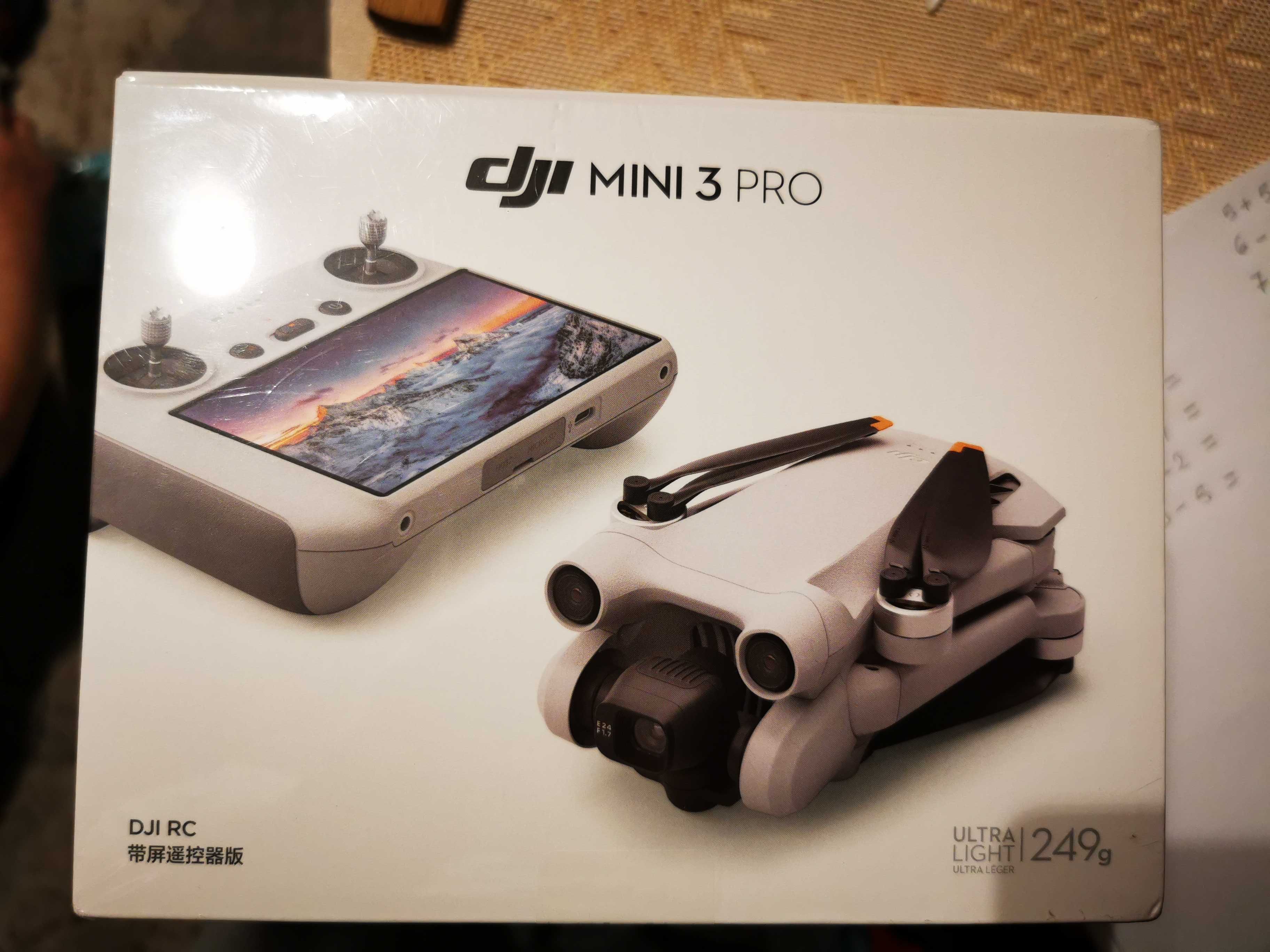 Drona Dji Mini 3 Pro foto video, nou.