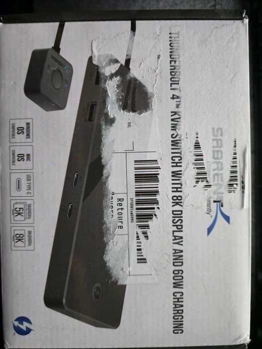 Sabrent Thunderbolt 4 KVM Switch SB-TB4K