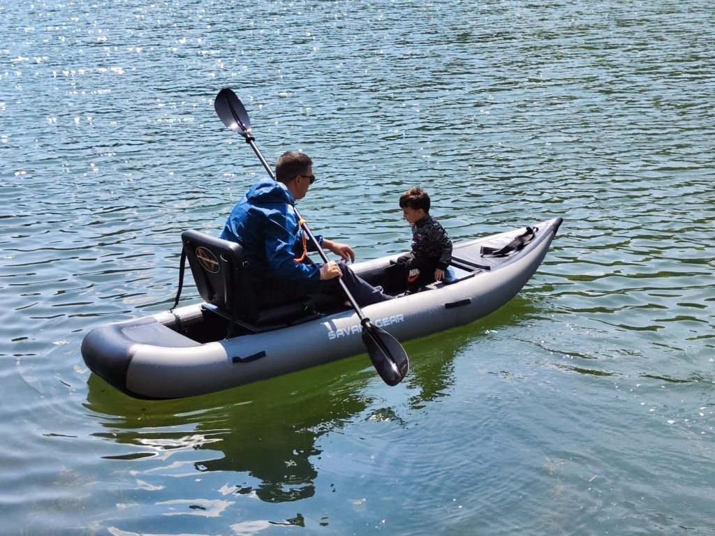 Savage gear high rider kayak - надявам каяк за риболов