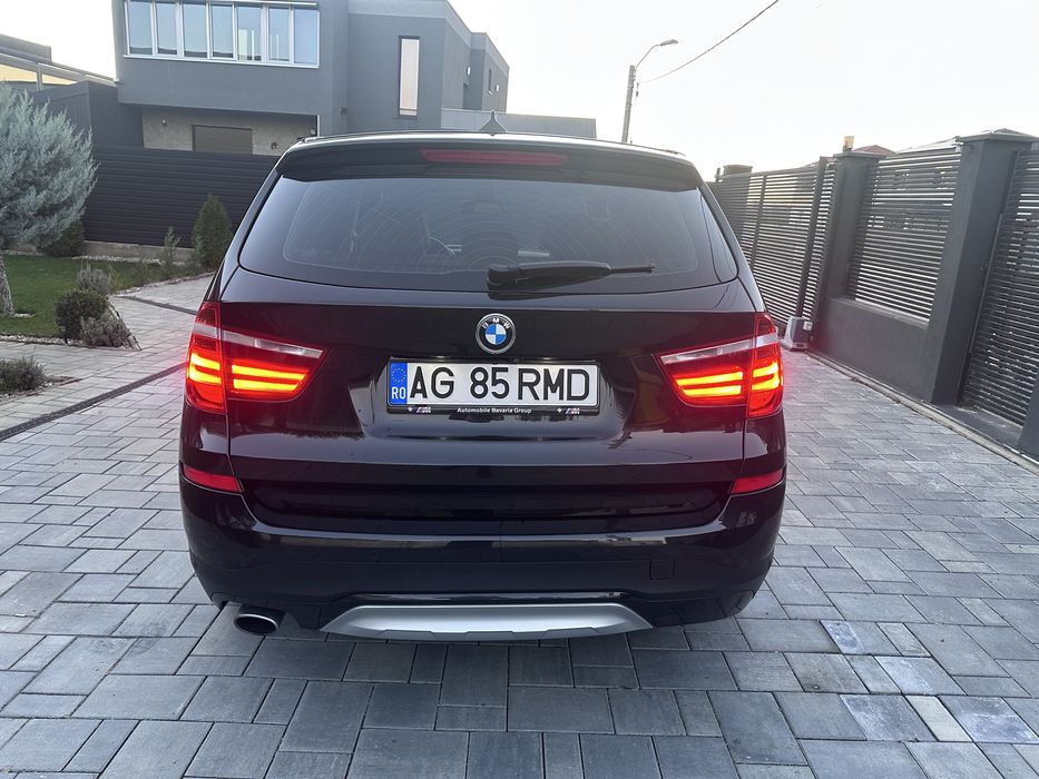 BMW X3, F25-facelift, 190 cai, distronic, camere 360, panoramic