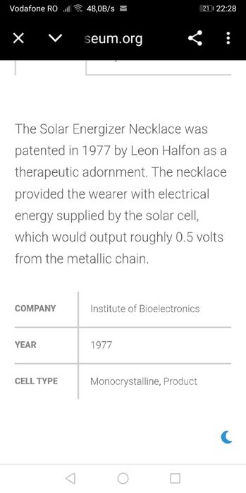 Gadget Colier Solar energizer