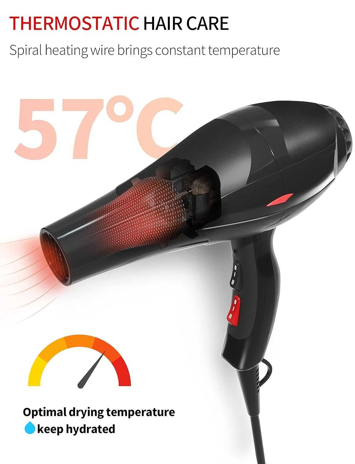 Професионален сешоар GRT Pro 9900 -3500 W