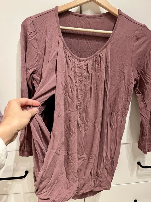 ПОДАРЯВАМ! Блуза за бременни и кърмене, халат и клинове за бременни