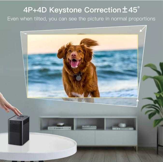 S30™ MAX® 4P4D4K 4096x2160P 9500L WiFi Проектор Android Screen Mirror