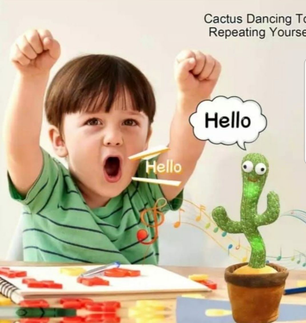 Cactus costum texan dansator interactiv educativ cântă dansează imită