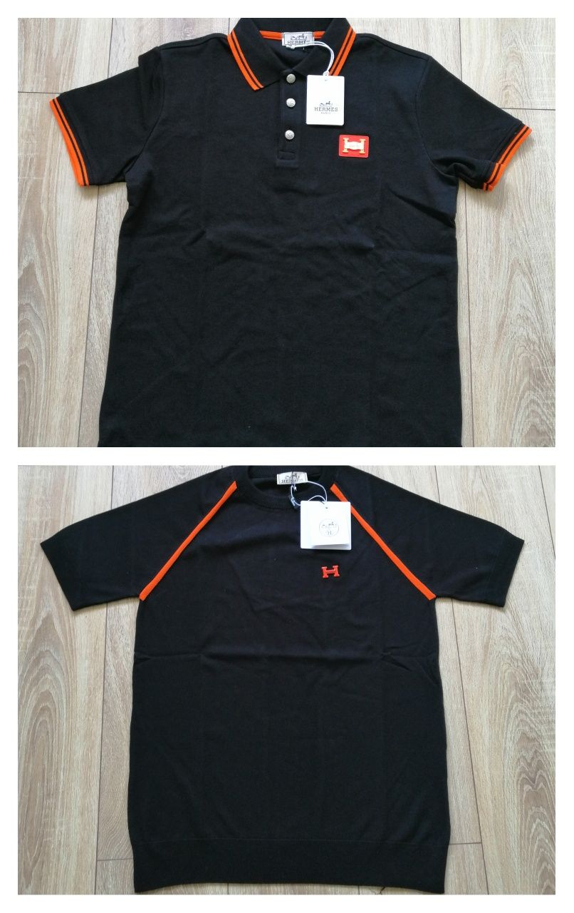 Hermes мъжки елегантни тениски S M L XL XXL