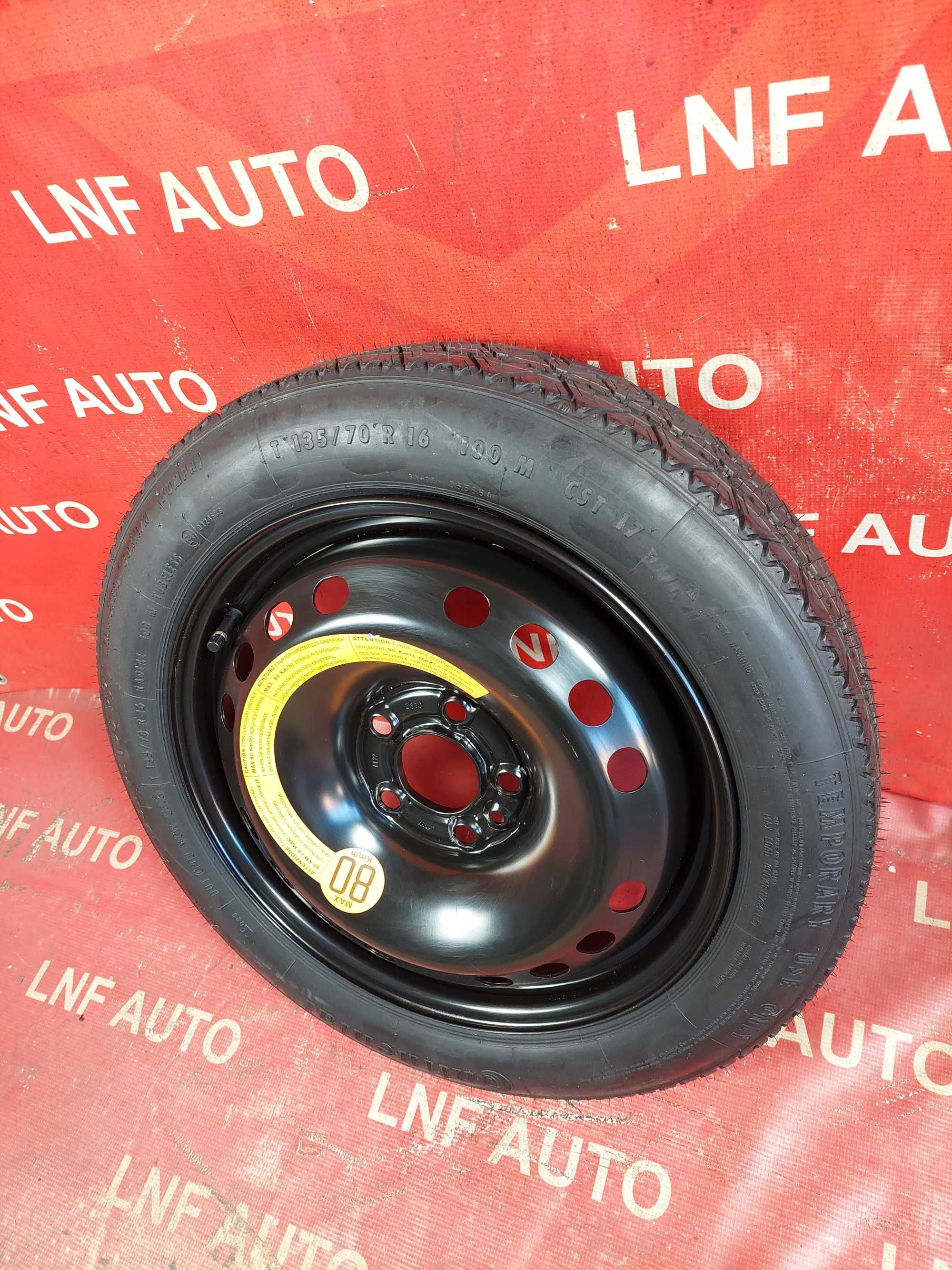 Roata Rezerva SLIM - 5x110 16'' - OEM Alfa Romeo Lancia FIAT - NOUA !