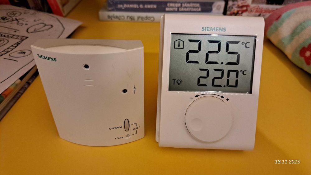 Termostat digital wireless Siemens RDH100RF