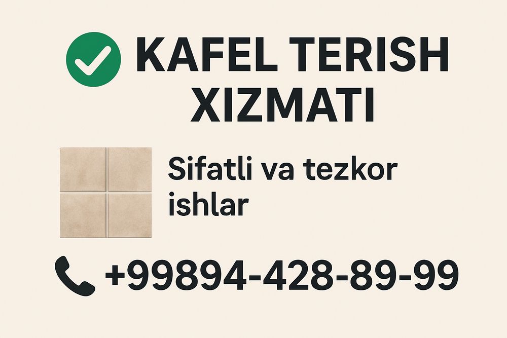 Kafel terish xizmati