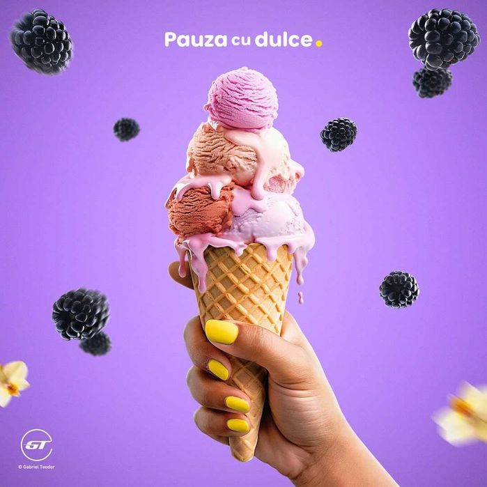 Grafician Fast food, spoturi audio, design