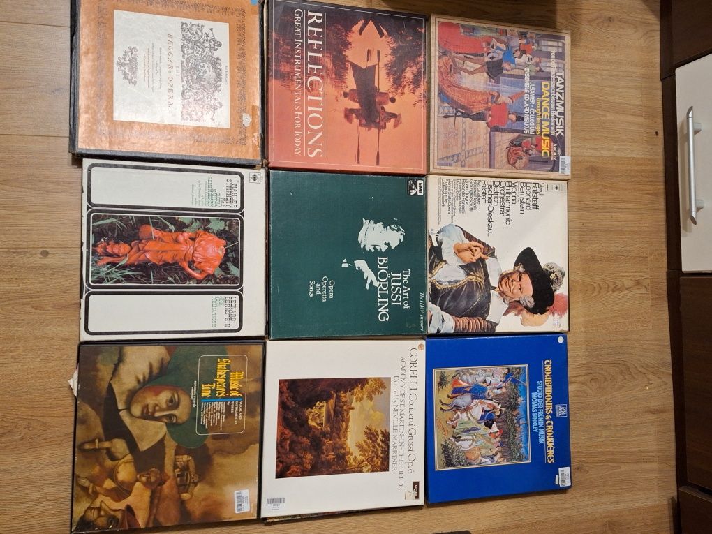 Viniluri/vinyluri muzica clasica 20 Box-uri(compozitori  celebri)