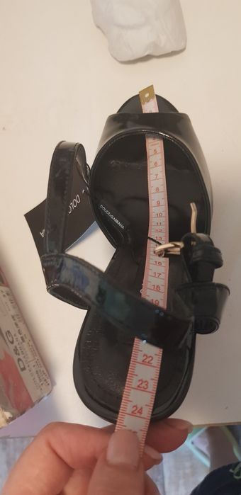 Platforme negre D & G (Dolce & Gabanna)- 37