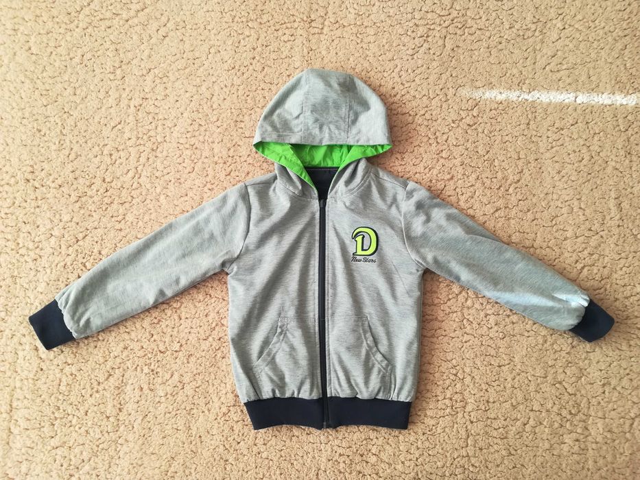 Двулицево детско, пролетно-есенно яке за момче