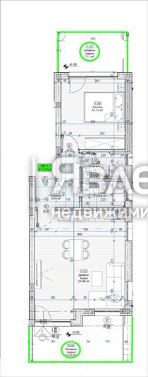 Продава се Двустаен апартамент в Варна, Виница - 68 кв.м за 1409 €/кв.м - Снимка #3