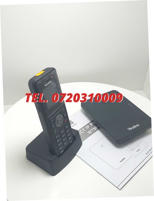 Yealink W79p Telefon Ip Negru 20 Linii Tft Wifi 10 Sip