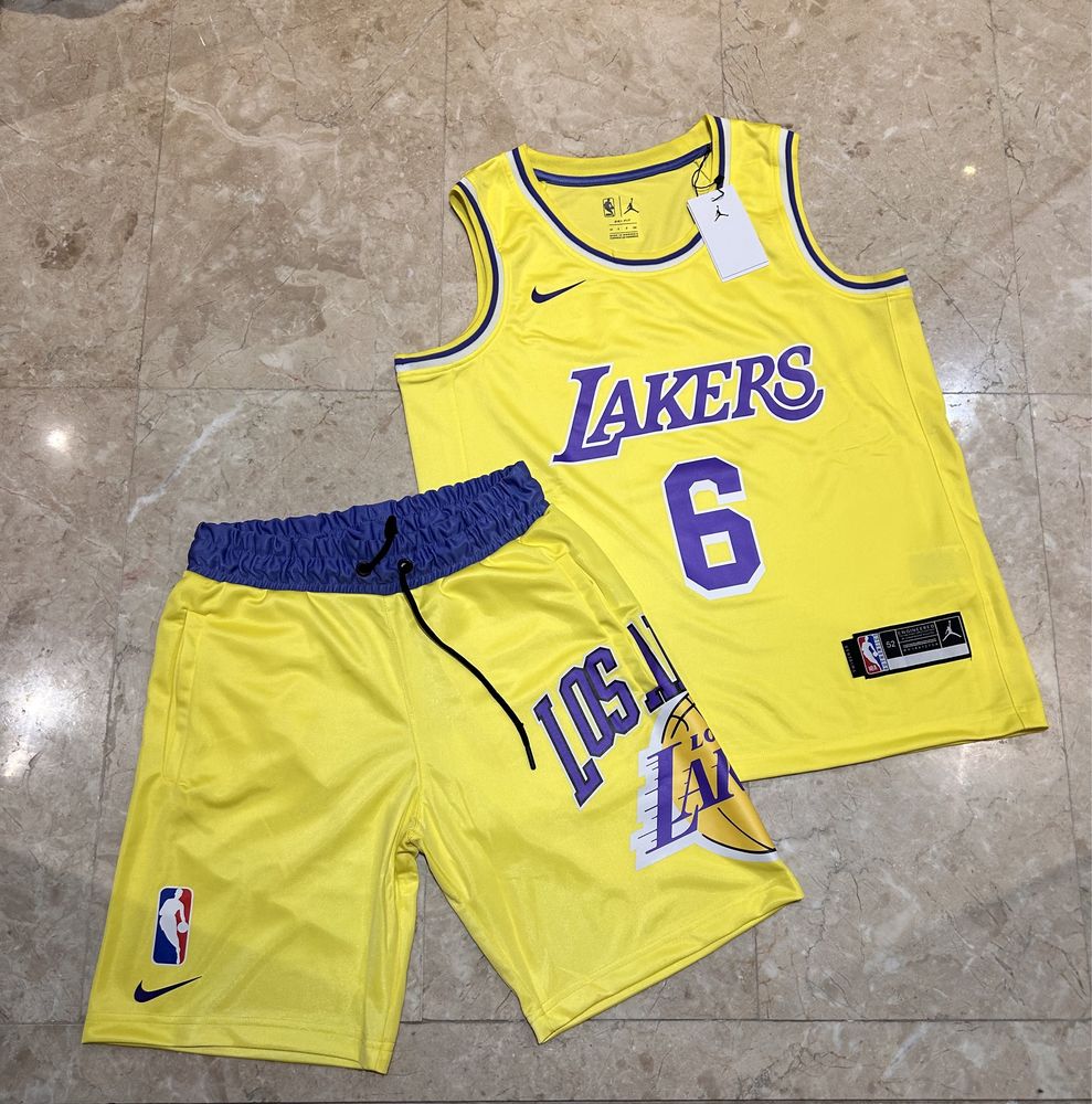 NEW!! Compleu Lakers by Jordan - calitate superioară PREMIUM