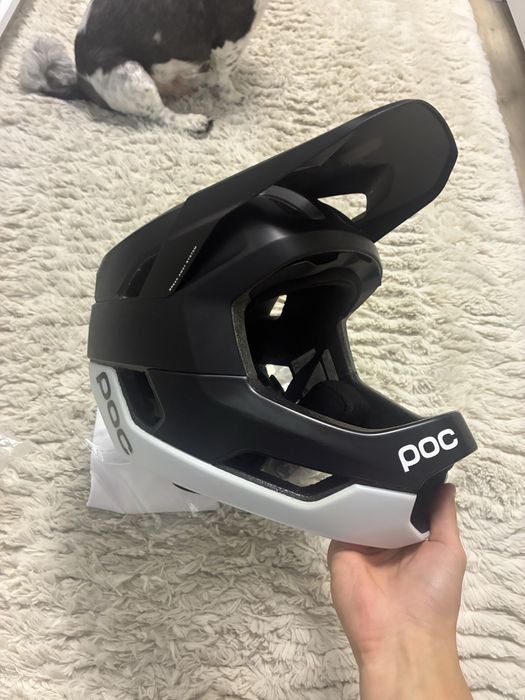 casca poc otocon race M alb/negru Mips