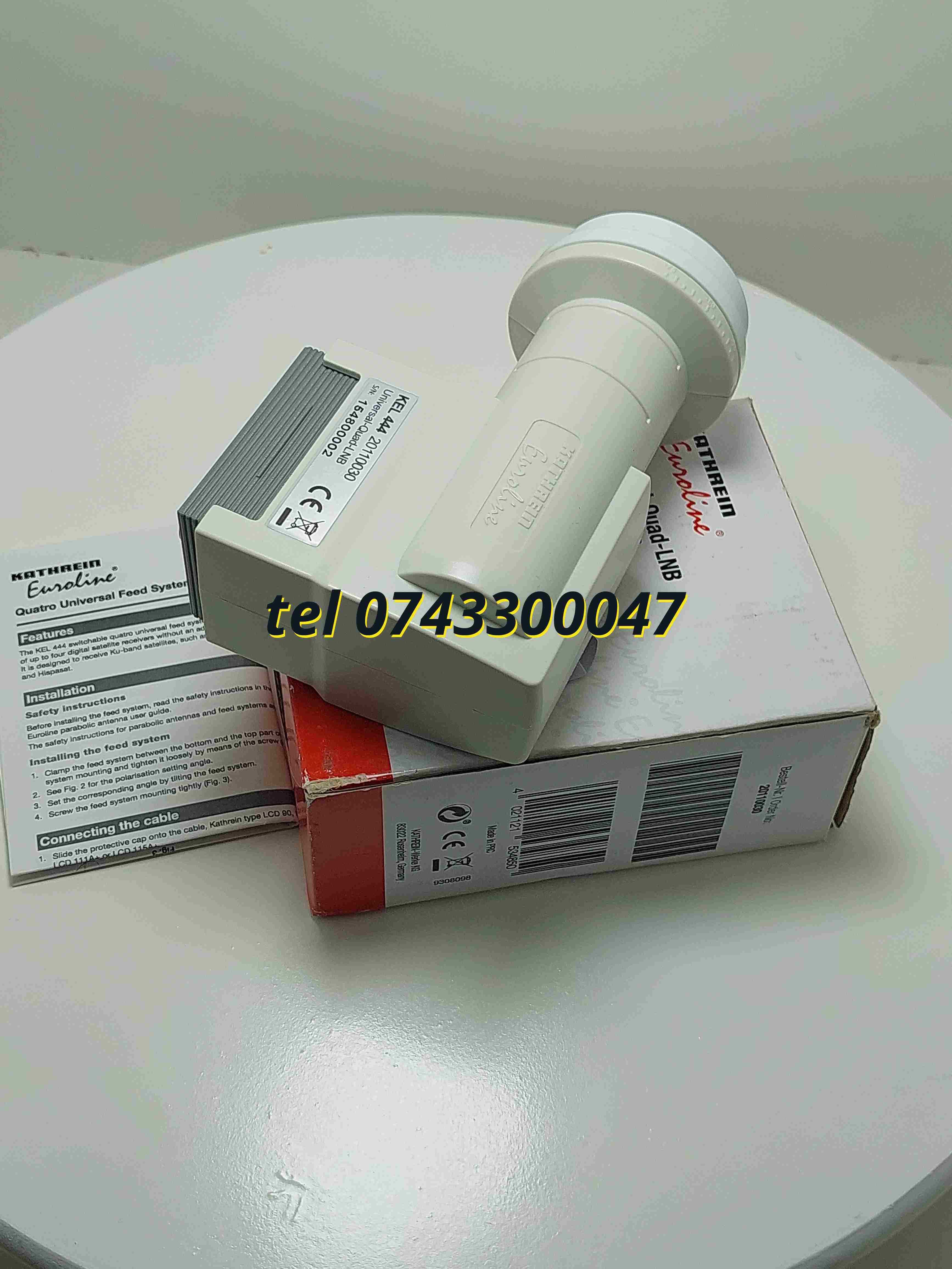 Lnb 4 Iesiri Satelit Antena Kathrein Quad Lnb Euroline 10701275ghz