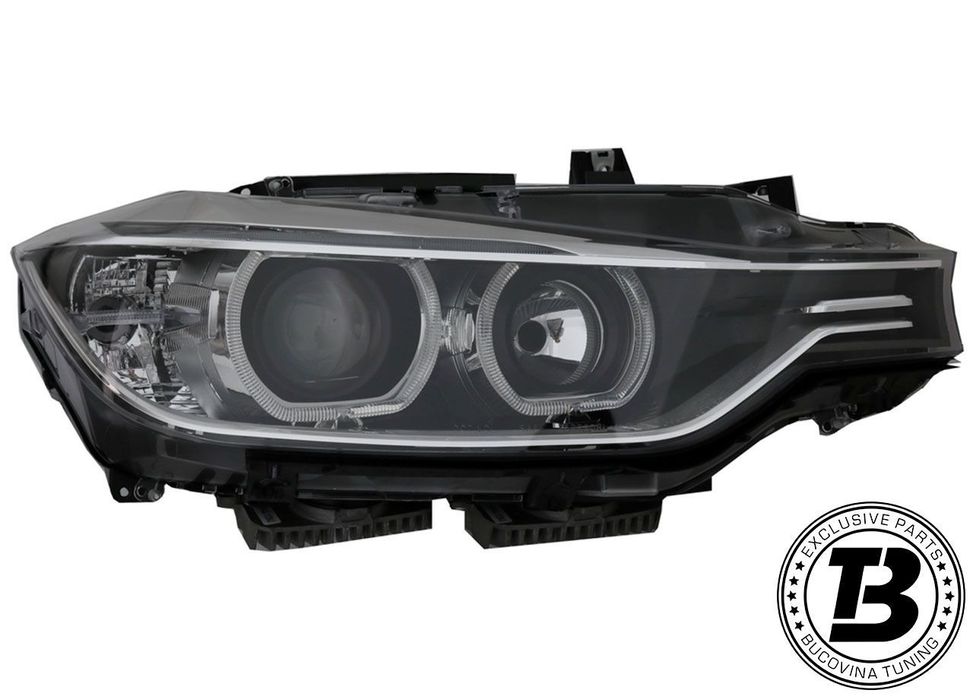 Faruri LED Angel Eyes compatibile cu BMW Seria 3 F30 F31