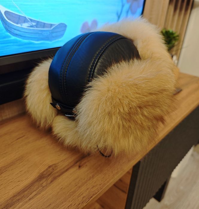 Шапка ушанка детская 6-7-8 лет. Натуральная.