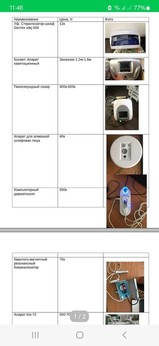 Продам косметологическое оборудование