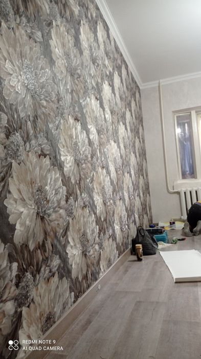 По краска, обои по клеам, малярка быстро качественно