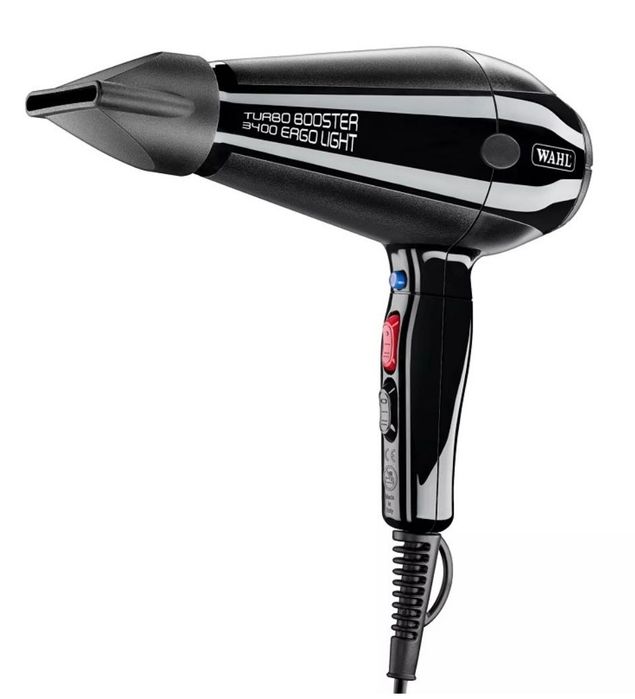 Uscător de păr Turbobooster cu ionizare și antistatic.