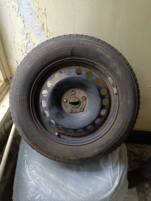 4 броя зимни гуми с джанти 17 " 5Х112
