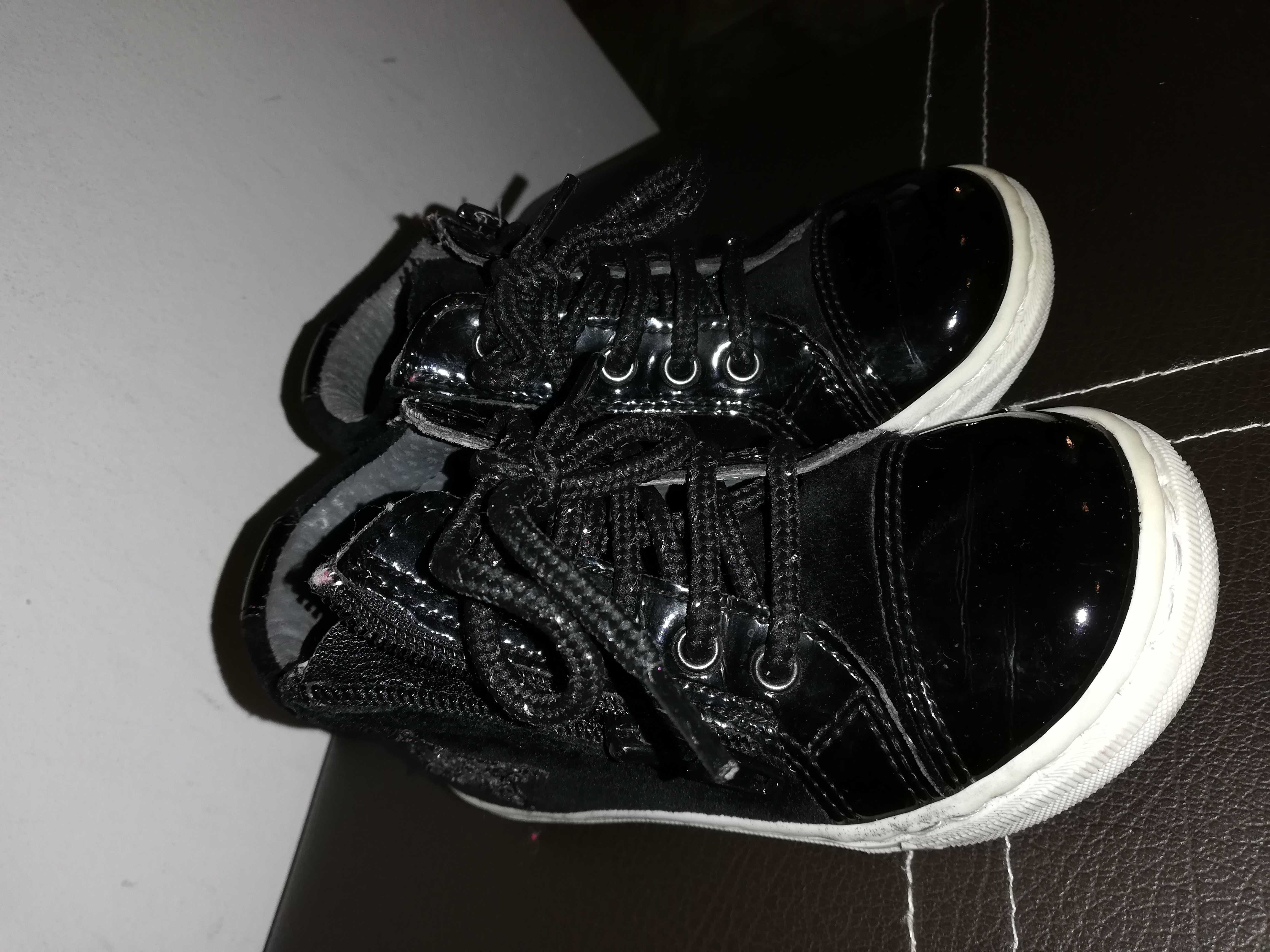 Pantofi sport negri catifea cu inserții strălucitoare/sandale zee Lane
