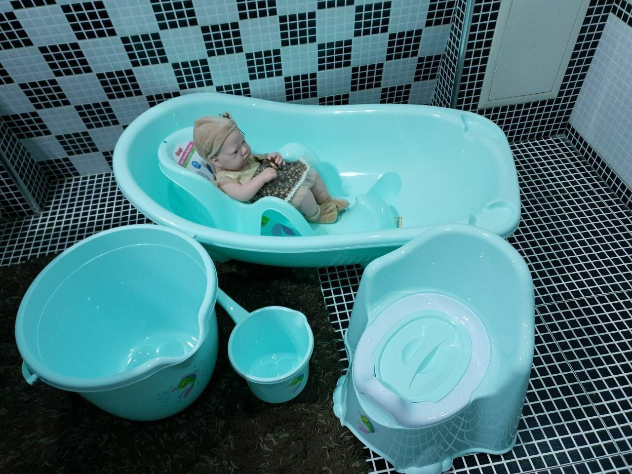 В наличии 5 расцветках набор ванны для ребенка производство Турция