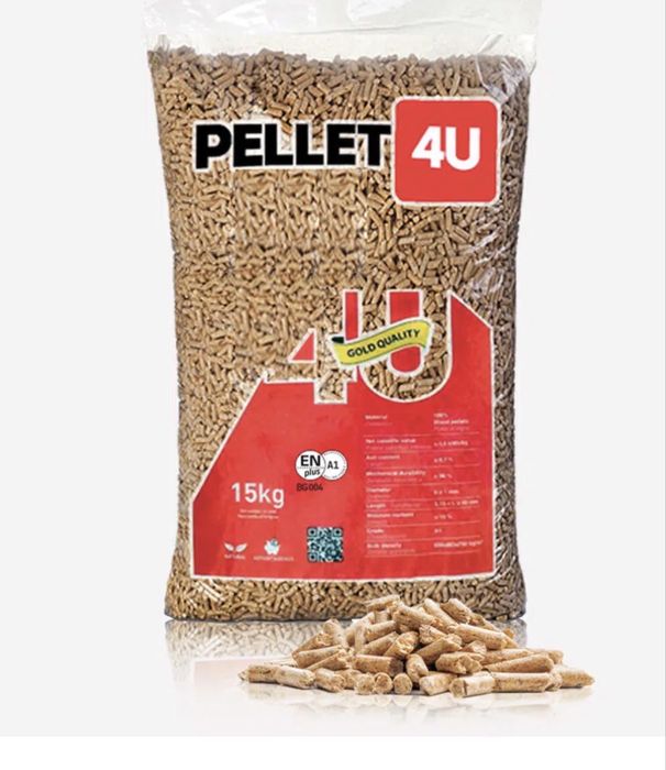 Иглолистни пелети клас А1 100 % Топ Качество ! Безплатен Транспорт !!!