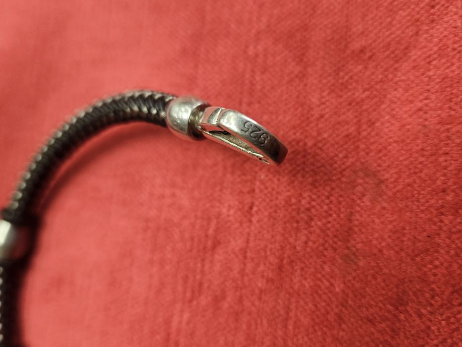 Сребърна  гривна от  Borsari.