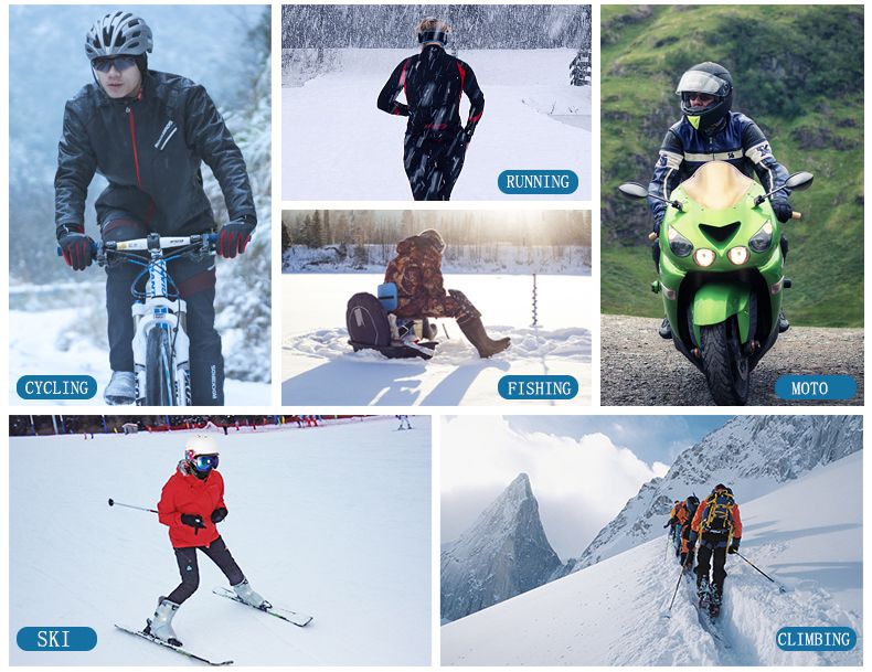 Rockbros cagula casca termica ski bicicleta schi masca polar moto