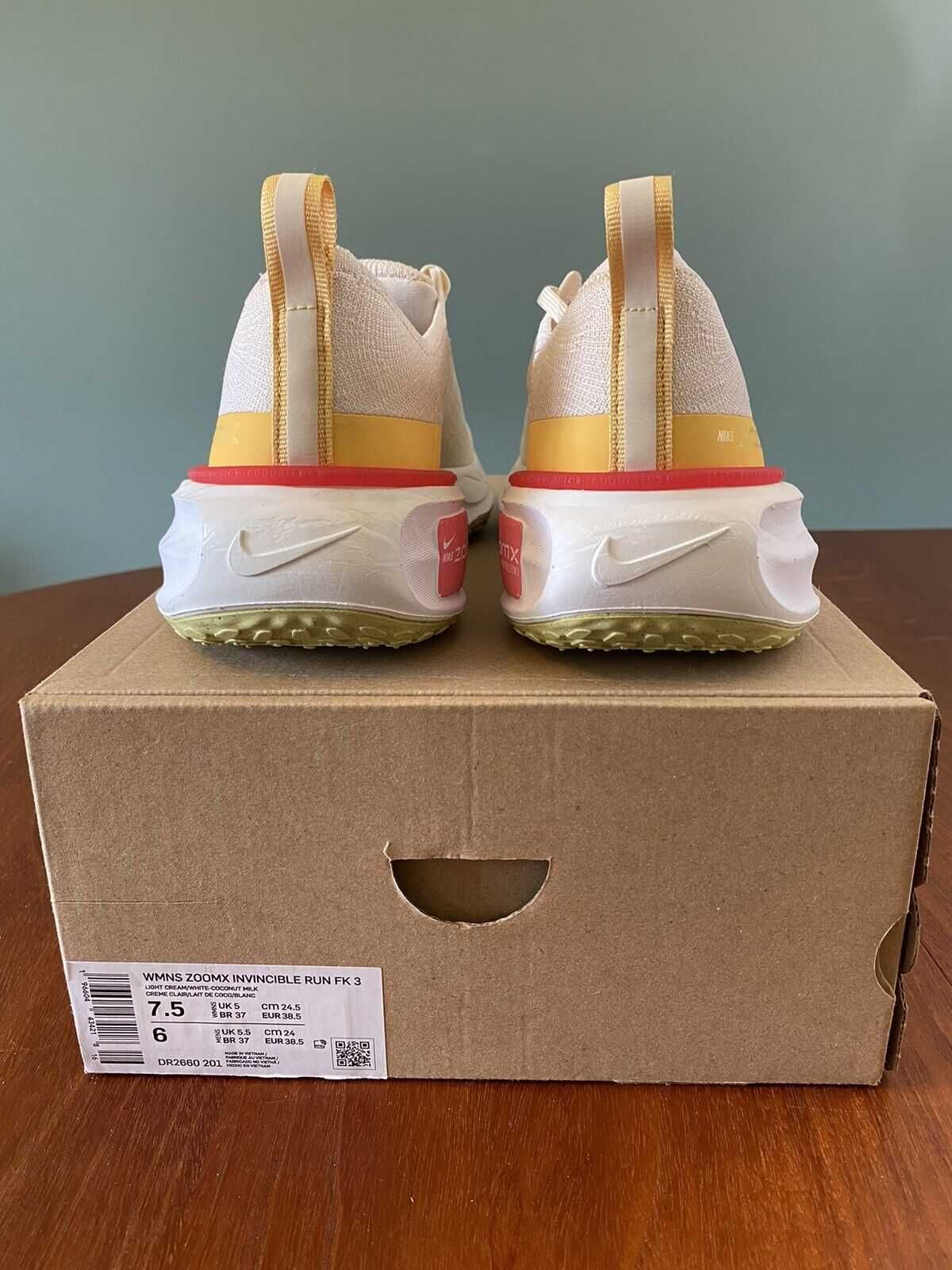 100% Оригинални Nike ZoomX Invincible Run FK 3 - номер 37.5-23.5 см