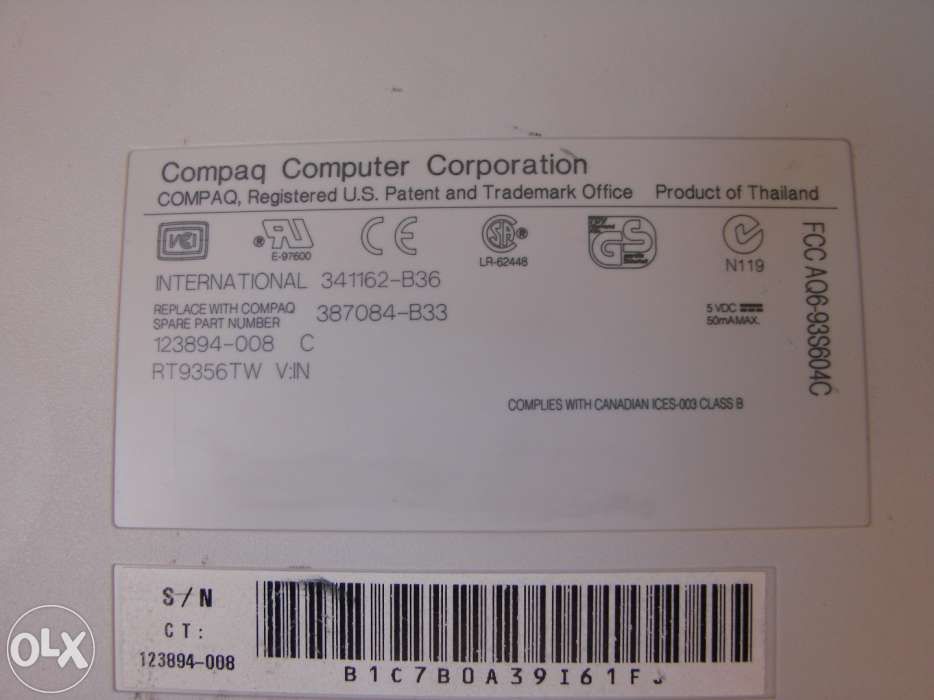 Tastatura Compaq Keyboard PS/2