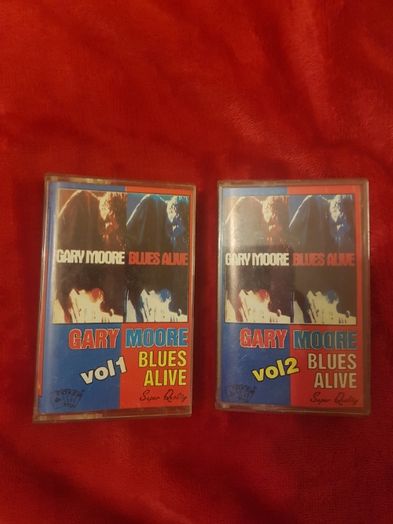 Gary Moore-Blues Alive - vol. 1+2 set de 2 casete nou album