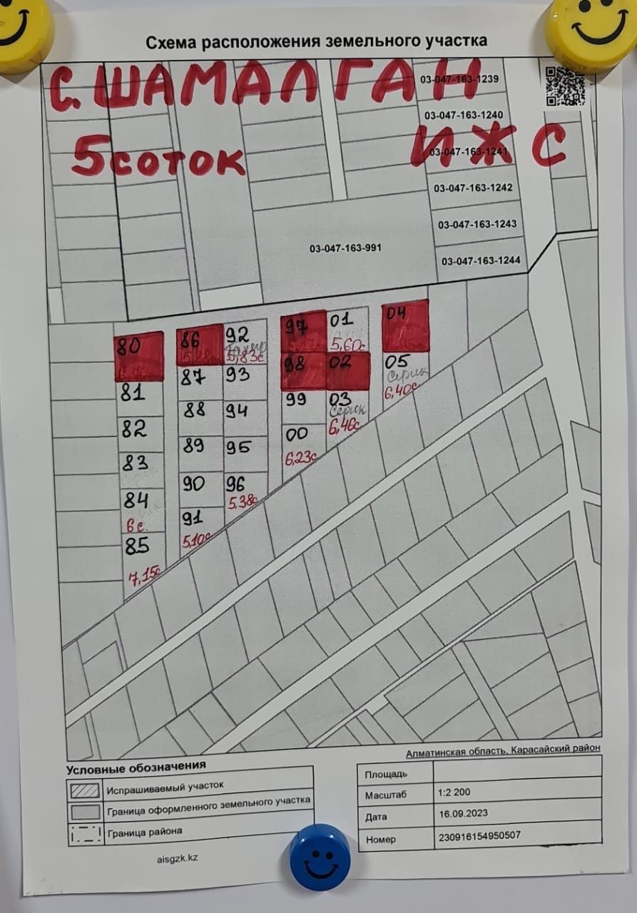 Продам  участки по  Карасайскому району