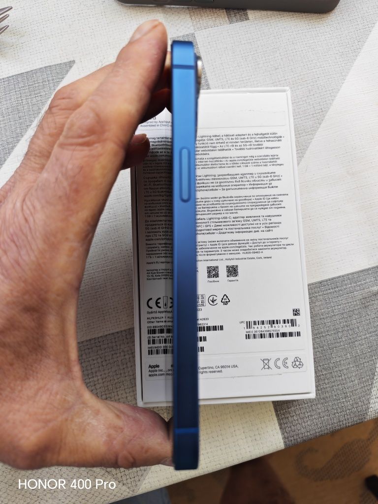IPhone 13 Blue 128 гб. Перфектен без Забележки