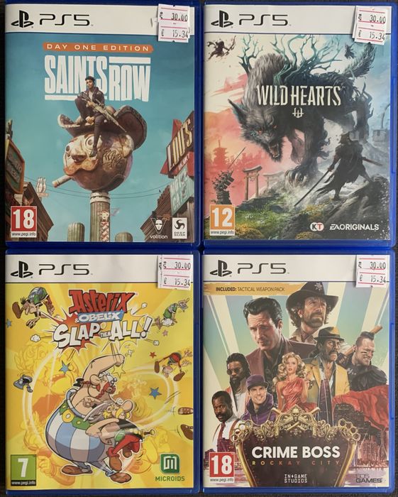 Playstation 5, PS5 игри Плейстейшън 5 - 30 лв за брой