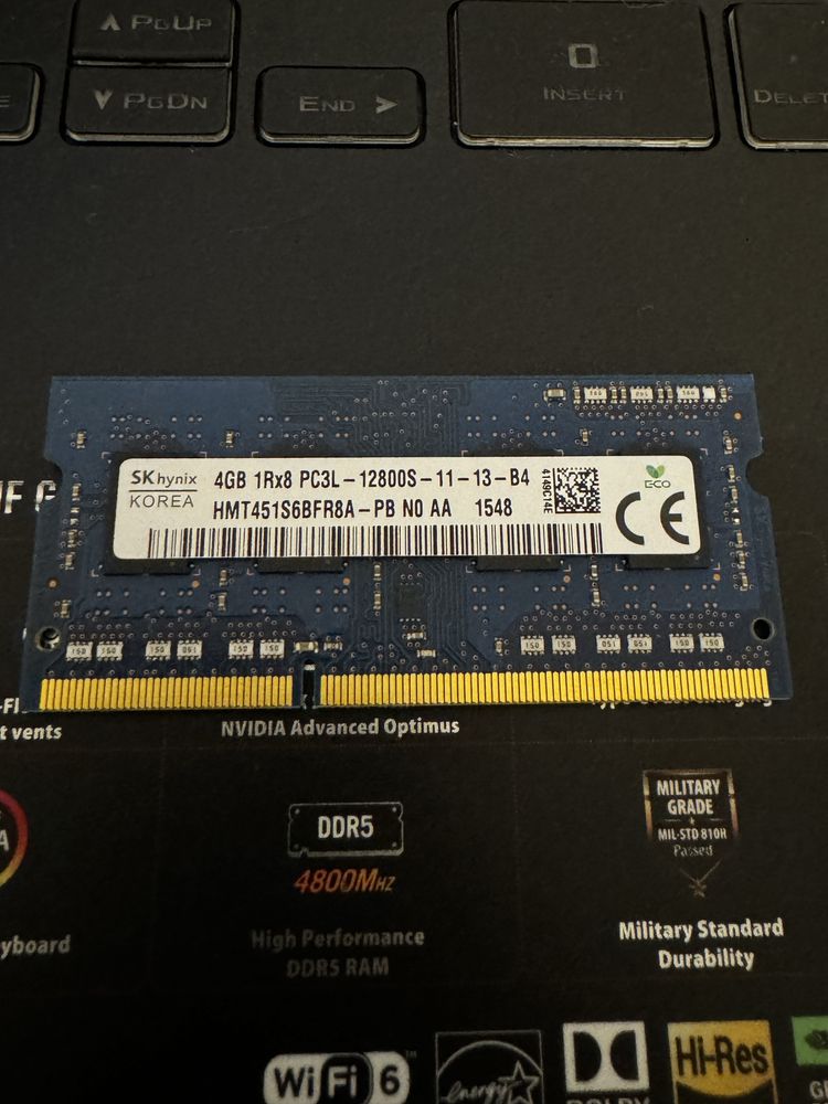 RAM DDR3 1600Mhz