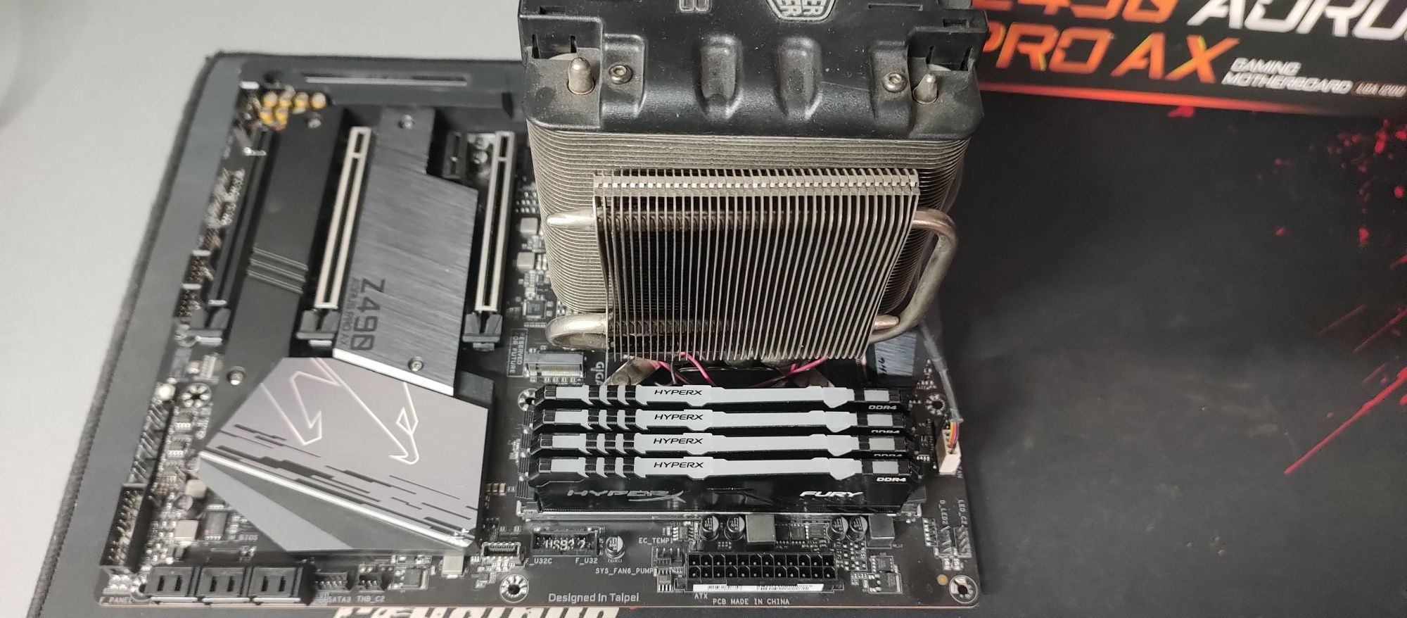 Intel i9 10900k+ Gigabyte z490+64gb ram