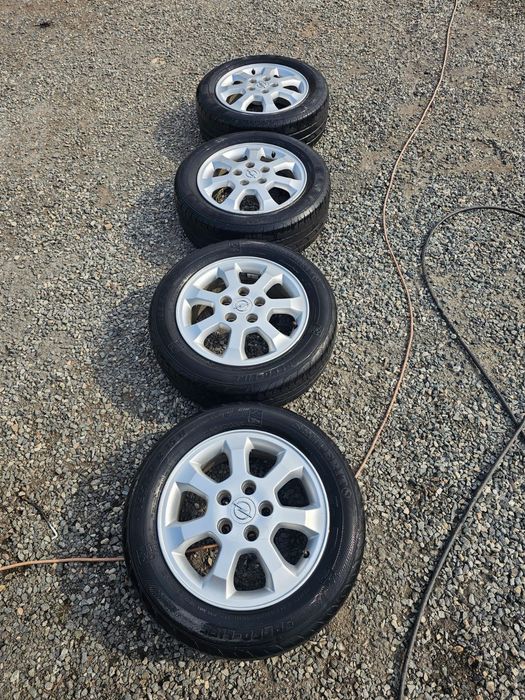 Jante de Opel de aluminiu, 15”, cauciucuri 195/60/15