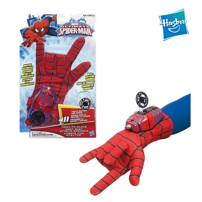 Интерактивная cтреляющая перчатка "Marvel spider-man" от Husbro.
