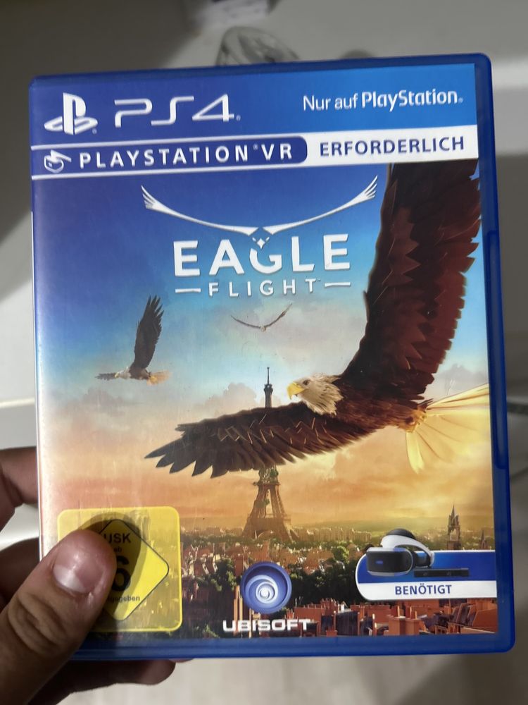 Vand ochelari vr pentru ps4 + 3 jocuri