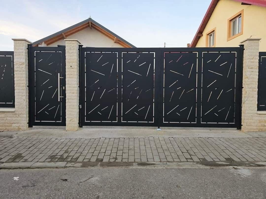 Porți și garduri din tablă decupata