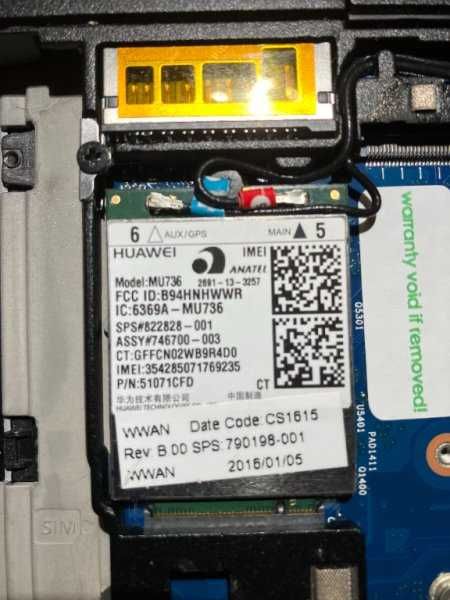 Huawei MU736 3G WWAN Card Module