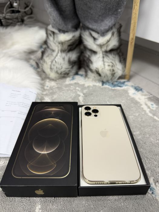 Iphone 12 Pro 128gb / Gold / Neverlocked / Full Box / Acte