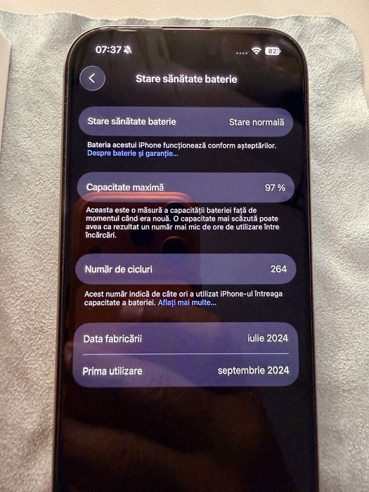 iPhone 16 Pro Desert Titanium 256 GB Garantie 1 an Altex